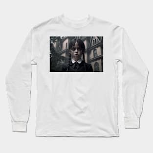 Wednesday Adams poster! Long Sleeve T-Shirt